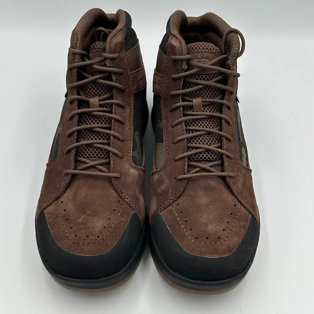 OTB T-Kool Mid Suede Boots Brown Camo Men's Size 8 NIB Work Outdoor Hiking Trail